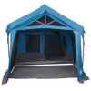 Camping Tent with Windows Blue 10-Person Waterproof