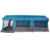 Camping Tent with Windows Blue 10-Person Waterproof