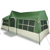 Camping Tent with Windows Green 12-Person Waterproof