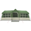 Camping Tent with Windows Green 12-Person Waterproof