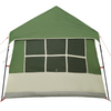 Camping Tent with Windows Green 12-Person Waterproof