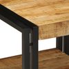 Coffee Table 40x50x38 cm Solid Rough Wood Mango