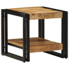 Coffee Table 40x50x38 cm Solid Rough Wood Mango