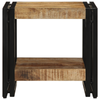 Coffee Table 40x50x38 cm Solid Rough Wood Mango
