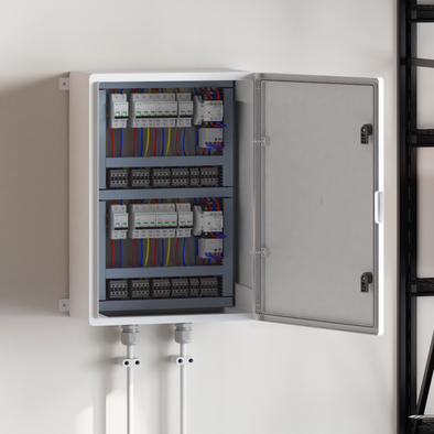 Control Cabinet IP65 Waterproof Grey 50x24,5x70 cm ABS Plastic