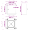 Control Cabinet IP65 Waterproof Grey 30x16,5x35 cm ABS Plastic