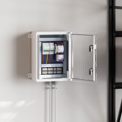 Control Cabinet IP65 Waterproof Grey 30x19,5x40 cm ABS Plastic
