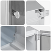 Control Cabinet IP65 Waterproof Grey 40x24,5x50 cm ABS Plastic