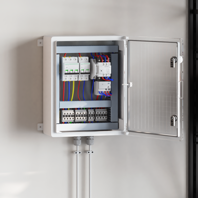Control Cabinet IP65 Waterproof Grey 40x24,5x50 cm ABS Plastic