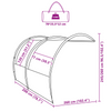Water Resistant Tarp 260 x 200 x 260 cm