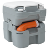 Camping Toilet grey body+white lid
