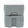 Camping Toilet grey body+white lid