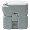 Camping Toilet grey body+white lid