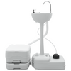 Camping Toilet Grey Body + White Lid + Cool Grey NA NA NA