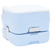 Camping toilet light blue body + white lid colour Not Applicable