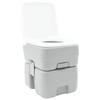 Camping Toilet Grey Body + White Lid Not Applicable