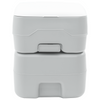 Camping Toilet Grey Body + White Lid Not Applicable