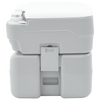 Camping Toilet Grey Body + White Lid Not Applicable