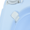 Camping loo light blue body+white lid NA NA NA