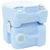 Camping loo light blue body+white lid NA NA NA