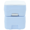 Camping loo light blue body+white lid NA NA NA