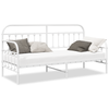 Beds & Bed Frames White Metal 80 x 200 cm Durable Bed Frame