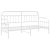 Beds & Bed Frames White Metal 80 x 200 cm Durable Bed Frame