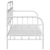 Beds & Bed Frames White Metal 80 x 200 cm Durable Bed Frame
