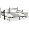 Beds & Bed Frames Black Metal 90 x 190 cm
