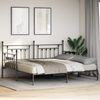 Beds & Bed Frames Black Metal 90 x 190 cm