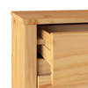 Bedside Cabinet "DRAMMEN" 45x35x56 cm Solid Wood Pine