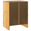 Bedside Cabinet "DRAMMEN" 45x35x56 cm Solid Wood Pine