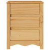 Bedside Cabinet "DRAMMEN" 45x35x56 cm Solid Wood Pine