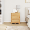 Bedside Cabinet "DRAMMEN" 45x35x56 cm Solid Wood Pine
