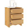 Bedside Cabinet "DRAMMEN" 45x35x56 cm Solid Wood Pine