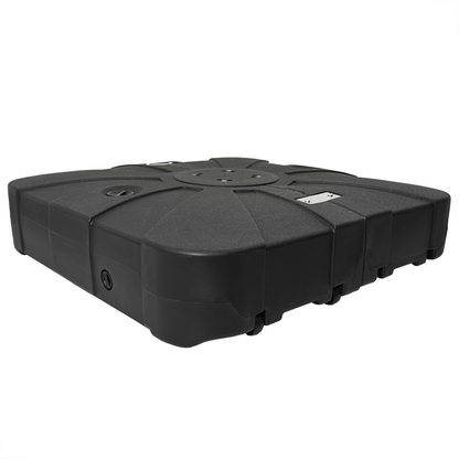 Cantilever Parasol Base Set 2 pcs Black 88 x 88 x 19 cm Plastic