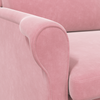 Dusty Pink Armchair Dusty Pink Polyester covering, Wooden frame