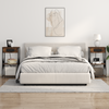 Bedside Cabinets with Shelf with Storage 2 pcs Smoked oak Engineered wood
