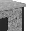Bedside Cabinet with Shelf with Storage Grey sonoma Engineered wood