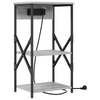 Bedside Cabinets with Shelf with Storage 2 pcs Grey sonoma Engineered wood