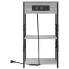 Bedside Cabinets with Shelf with Storage 2 pcs Grey sonoma Engineered wood