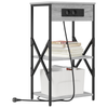 Bedside Cabinets with Shelf with Storage 2 pcs Grey sonoma Engineered wood