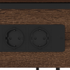 Bedside Cabinet Brown oak 41 x 28 x 76 cm Engineered wood