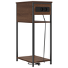 Bedside Cabinet Brown oak 41 x 28 x 76 cm Engineered wood