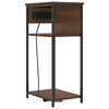 Bedside Cabinet Brown oak 41 x 28 x 76 cm Engineered wood