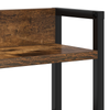 Storage Headboard Smoked oak 80 cm Engineered wood