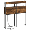 Storage Headboard Smoked oak 80 cm Engineered wood