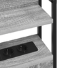 Storage Headboard Grey sonoma 80 cm Engineered wood