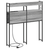 Storage Headboard Grey sonoma 80 cm Engineered wood