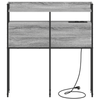 Storage Headboard Grey sonoma 80 cm Engineered wood